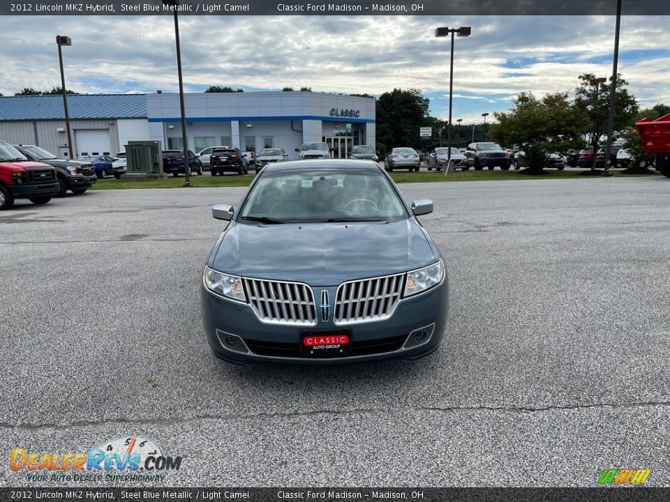 2012 Lincoln MKZ Hybrid Steel Blue Metallic / Light Camel Photo #2