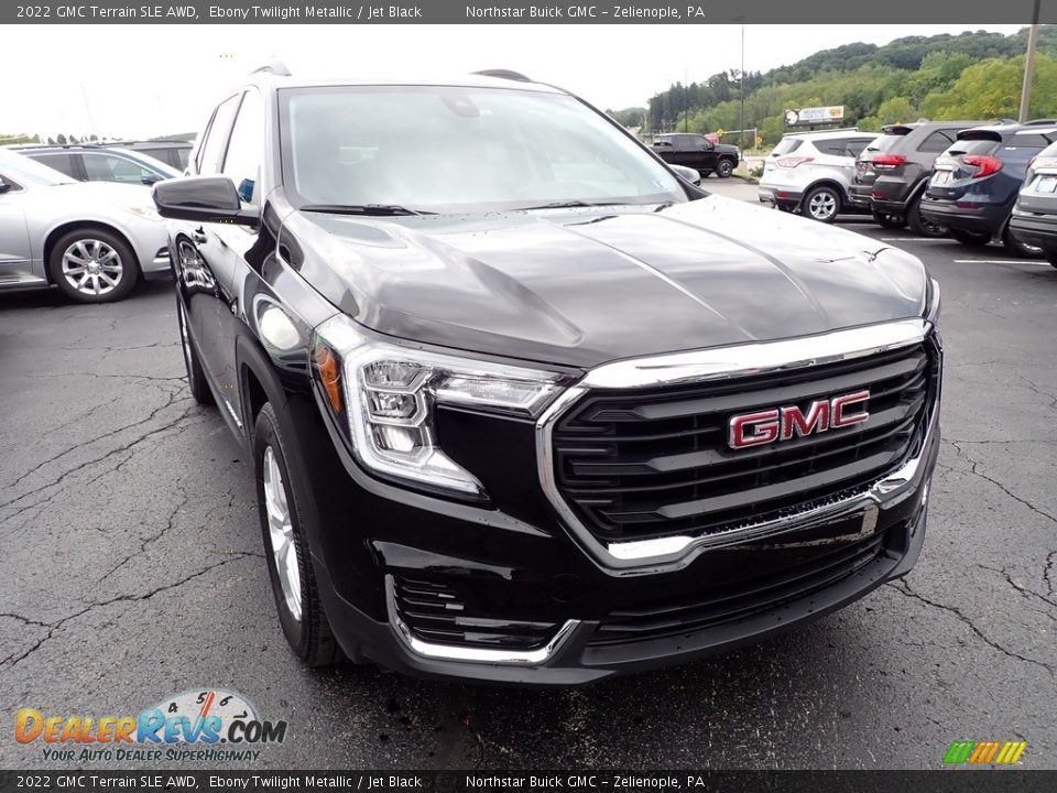 2022 GMC Terrain SLE AWD Ebony Twilight Metallic / Jet Black Photo #10