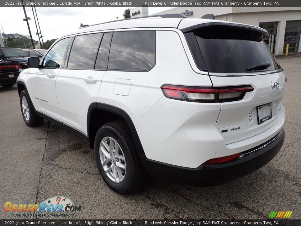 2022 Jeep Grand Cherokee L Laredo 4x4 Bright White / Global Black Photo #3