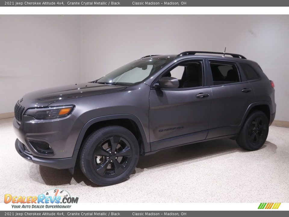 2021 Jeep Cherokee Altitude 4x4 Granite Crystal Metallic / Black Photo #3