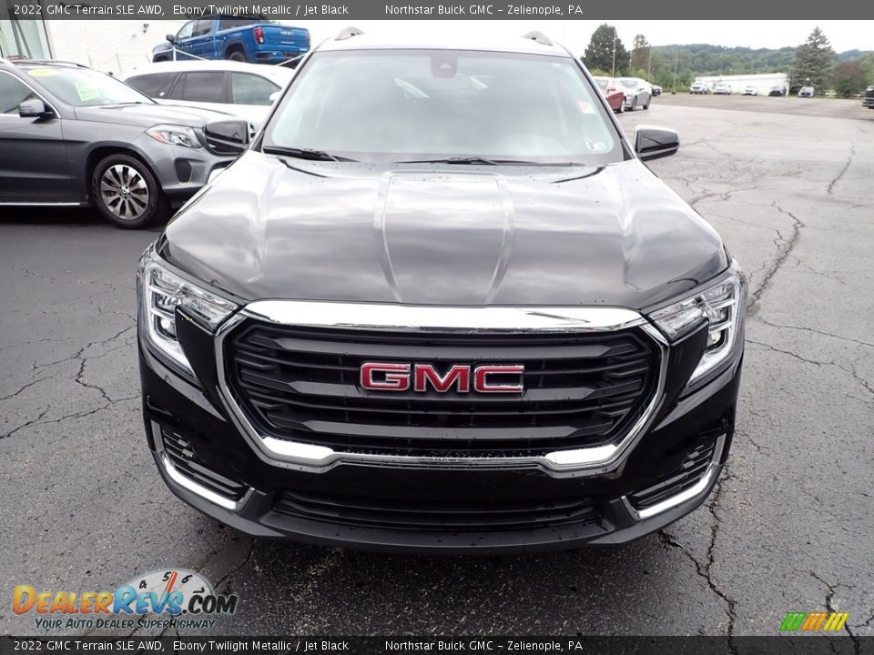 2022 GMC Terrain SLE AWD Ebony Twilight Metallic / Jet Black Photo #11