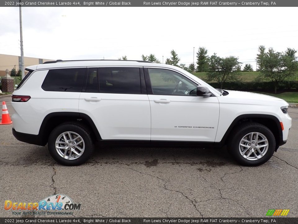 Bright White 2022 Jeep Grand Cherokee L Laredo 4x4 Photo #6