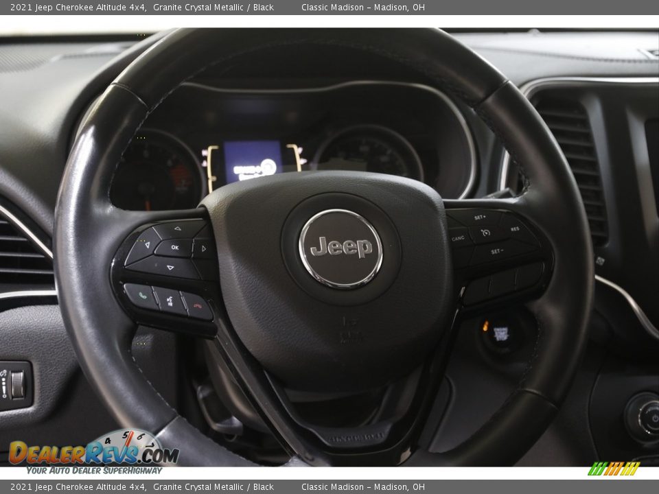 2021 Jeep Cherokee Altitude 4x4 Granite Crystal Metallic / Black Photo #7