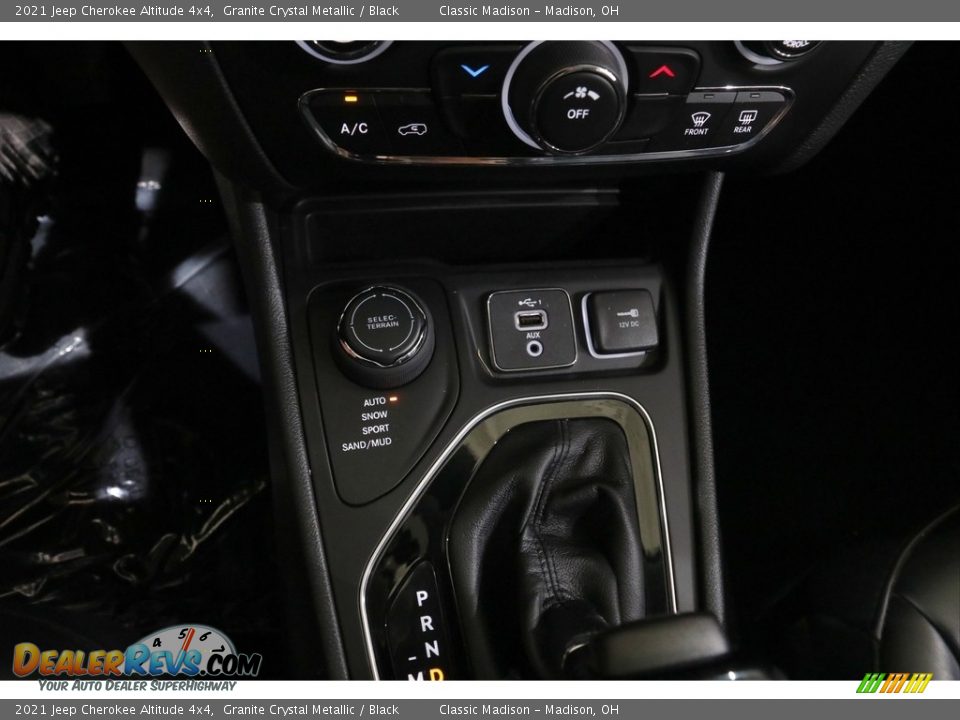 2021 Jeep Cherokee Altitude 4x4 Granite Crystal Metallic / Black Photo #16
