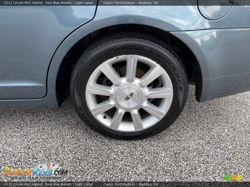 2012 Lincoln MKZ Hybrid Steel Blue Metallic / Light Camel Photo #15