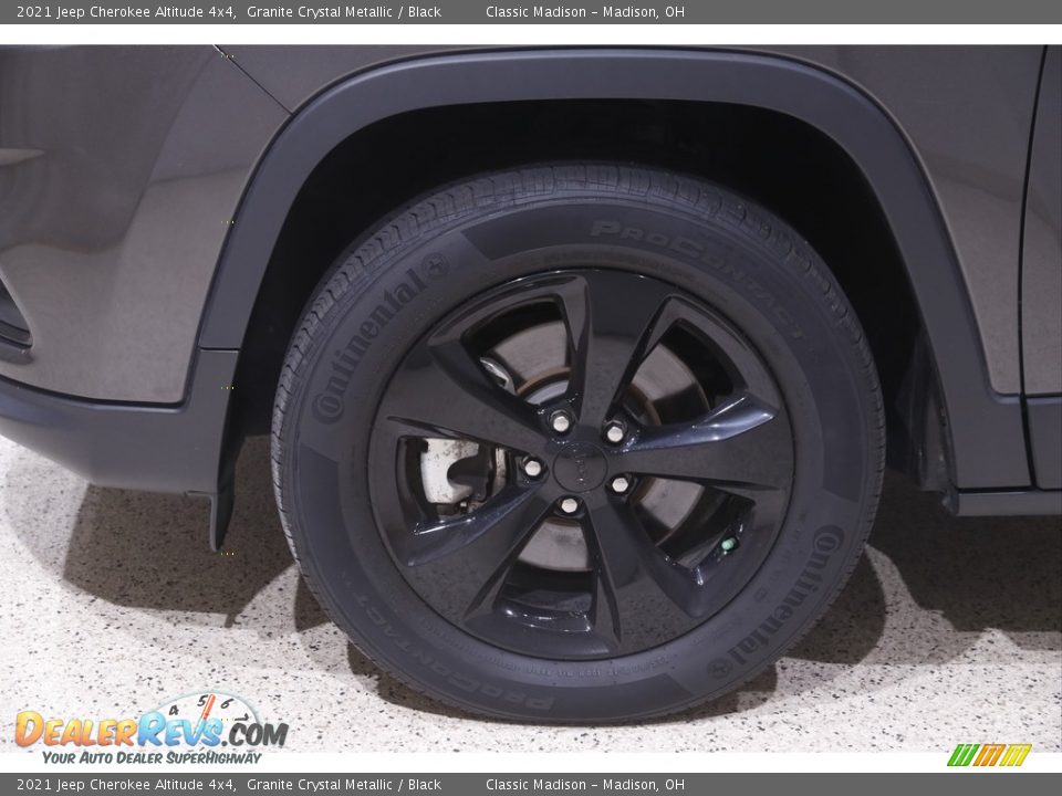 2021 Jeep Cherokee Altitude 4x4 Granite Crystal Metallic / Black Photo #22
