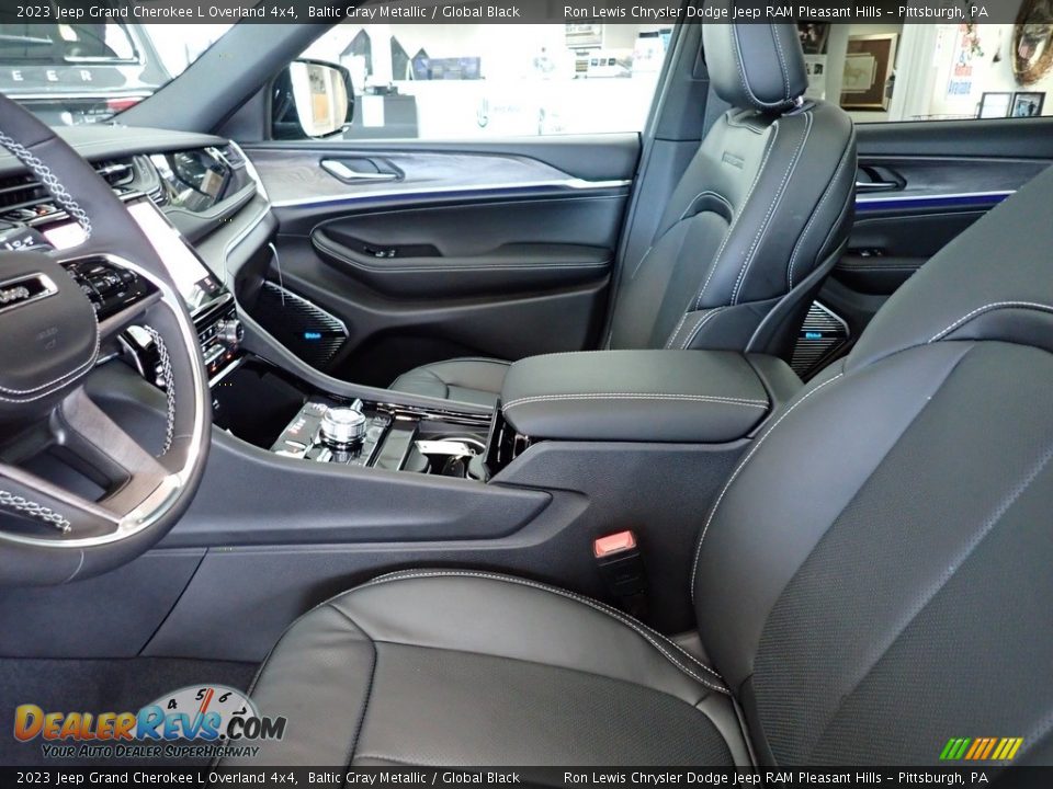 Global Black Interior - 2023 Jeep Grand Cherokee L Overland 4x4 Photo #10