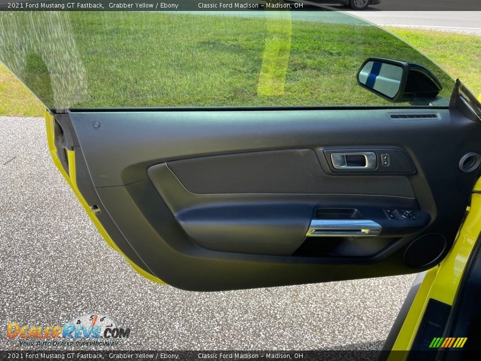 2021 Ford Mustang GT Fastback Grabber Yellow / Ebony Photo #12