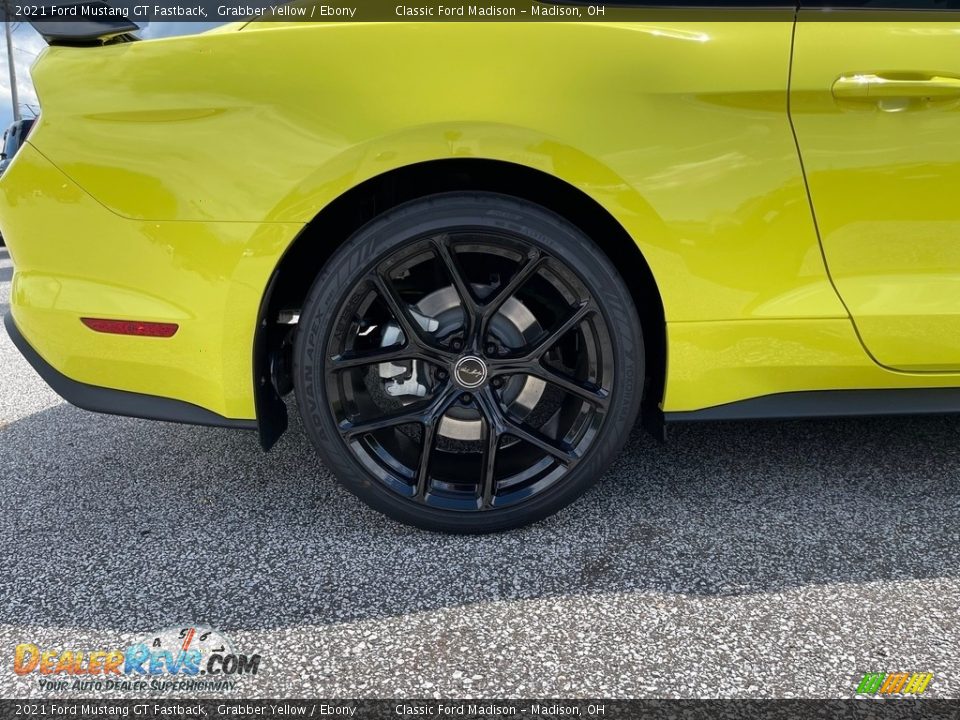 2021 Ford Mustang GT Fastback Grabber Yellow / Ebony Photo #13