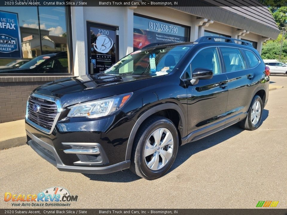 2020 Subaru Ascent Crystal Black Silica / Slate Photo #2