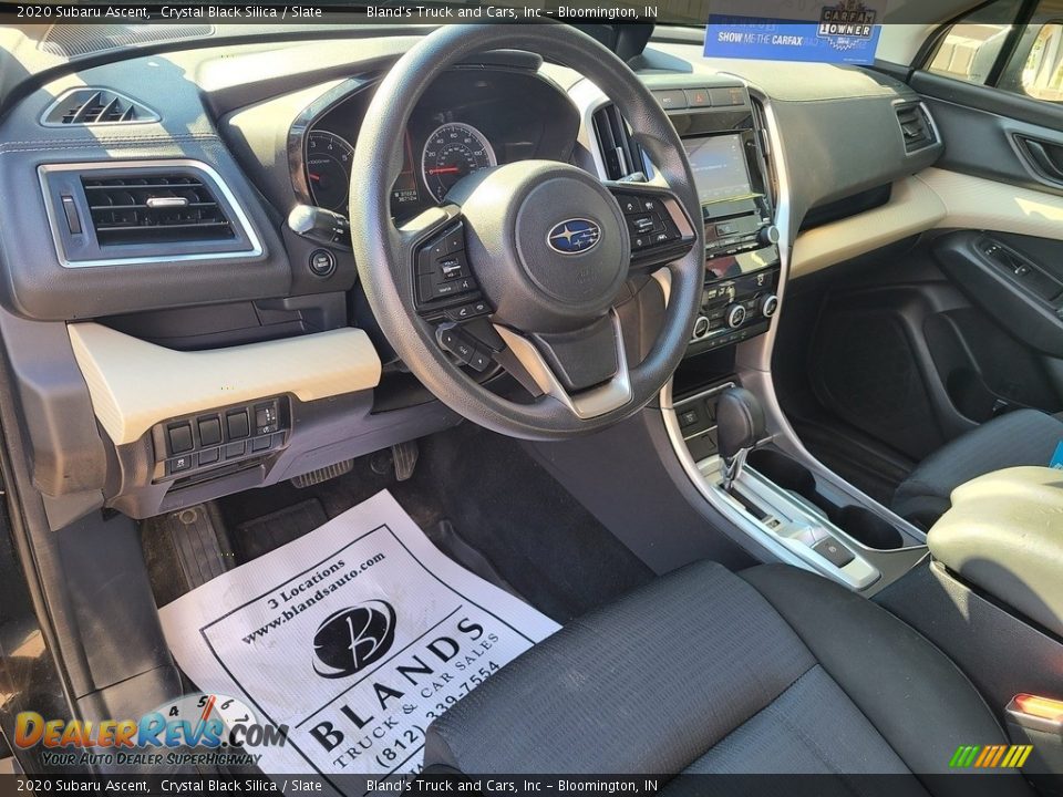 2020 Subaru Ascent Crystal Black Silica / Slate Photo #8