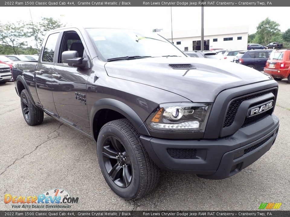 2022 Ram 1500 Classic Quad Cab 4x4 Granite Crystal Metallic / Black Photo #7