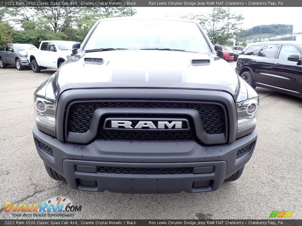 2022 Ram 1500 Classic Quad Cab 4x4 Granite Crystal Metallic / Black Photo #8