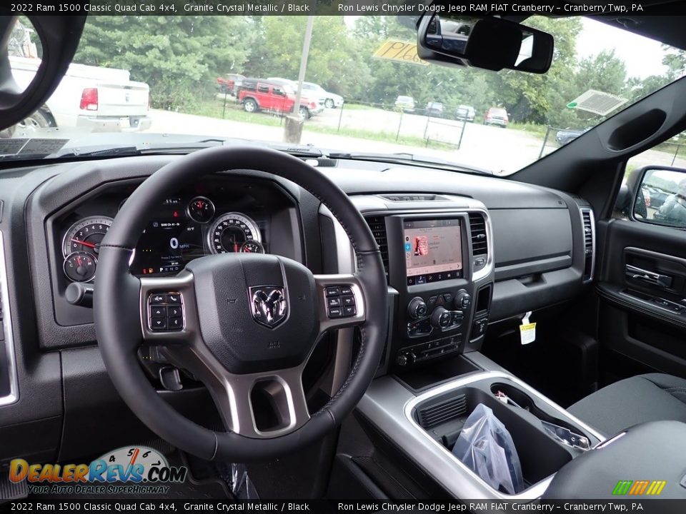 2022 Ram 1500 Classic Quad Cab 4x4 Granite Crystal Metallic / Black Photo #15