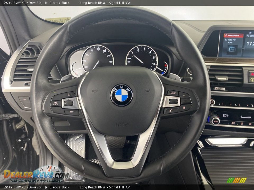 2019 BMW X3 sDrive30i Jet Black / Black Photo #17