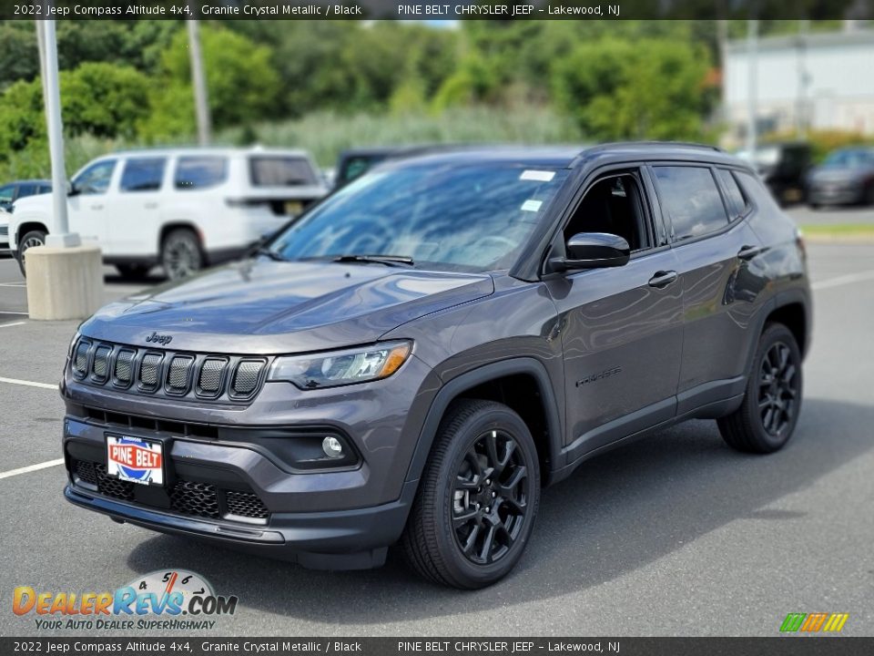 2022 Jeep Compass Altitude 4x4 Granite Crystal Metallic / Black Photo #1