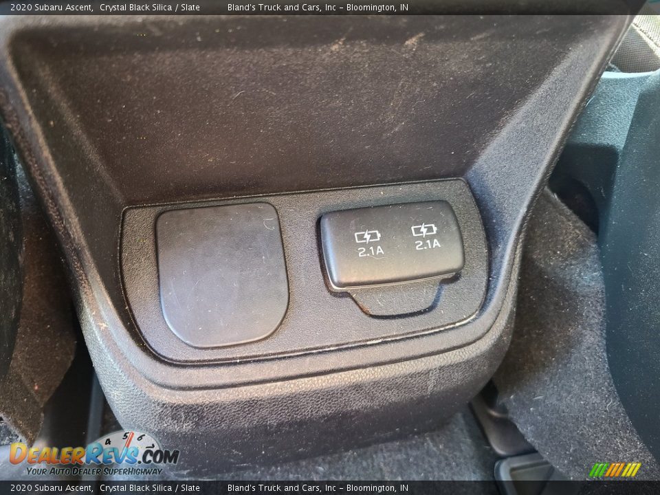 2020 Subaru Ascent Crystal Black Silica / Slate Photo #32