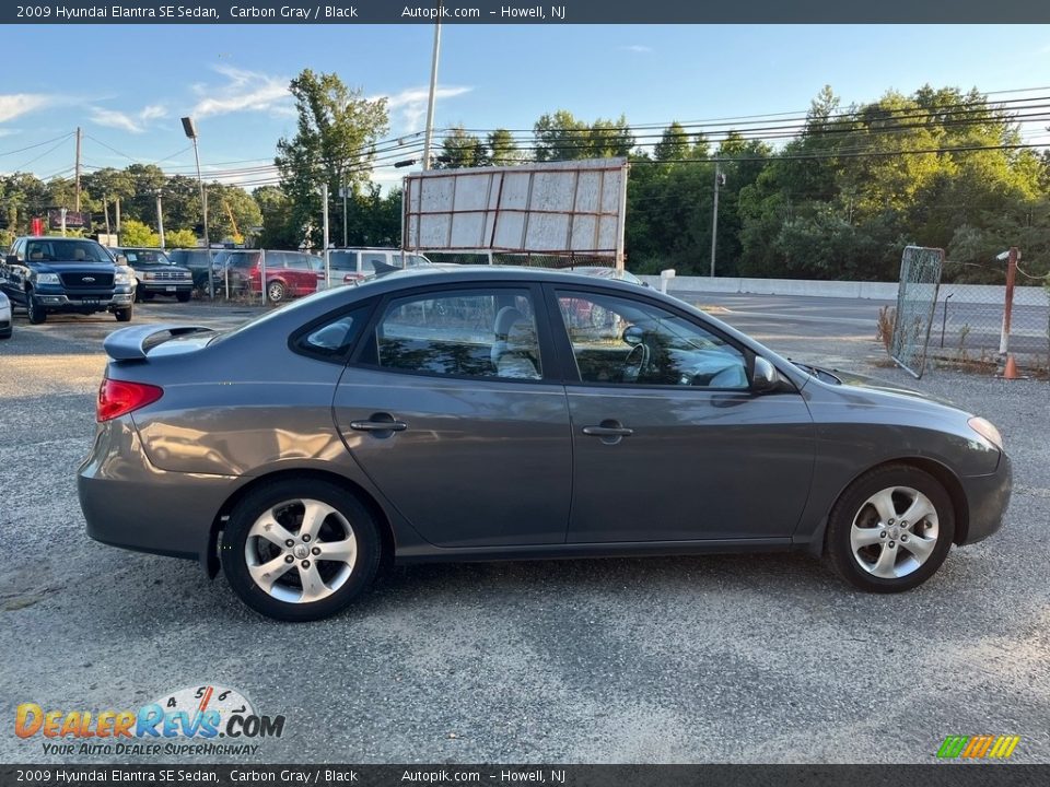 2009 Hyundai Elantra SE Sedan Carbon Gray / Black Photo #10