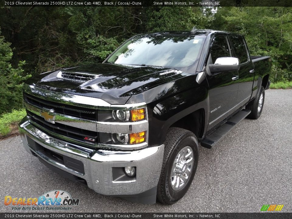 2019 Chevrolet Silverado 2500HD LTZ Crew Cab 4WD Black / Cocoa/­Dune Photo #2