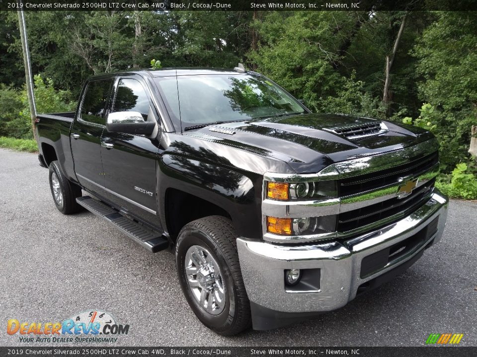 2019 Chevrolet Silverado 2500HD LTZ Crew Cab 4WD Black / Cocoa/­Dune Photo #4