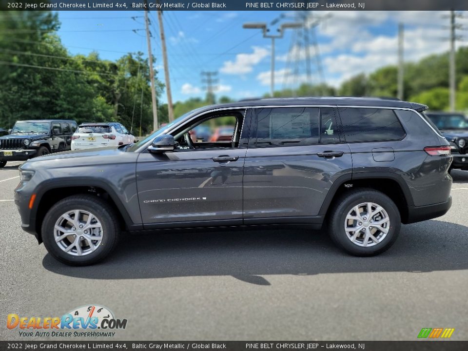 2022 Jeep Grand Cherokee L Limited 4x4 Baltic Gray Metallic / Global Black Photo #3