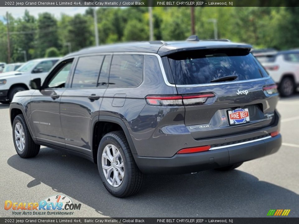 2022 Jeep Grand Cherokee L Limited 4x4 Baltic Gray Metallic / Global Black Photo #4