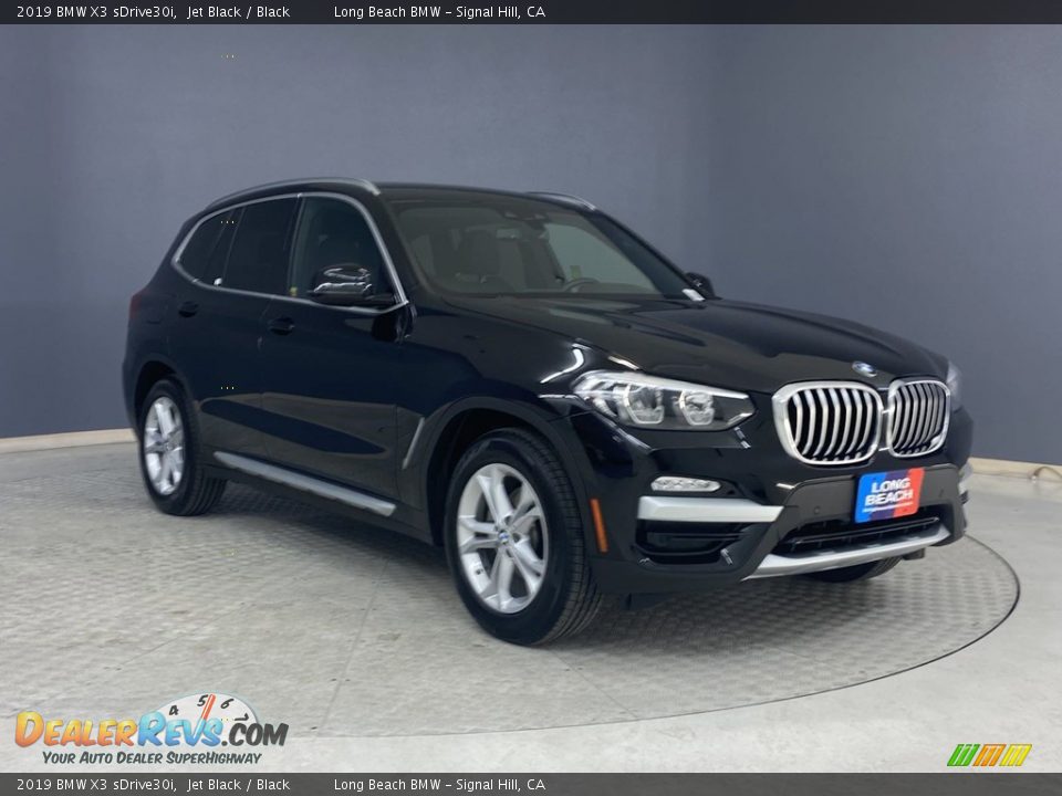 2019 BMW X3 sDrive30i Jet Black / Black Photo #36