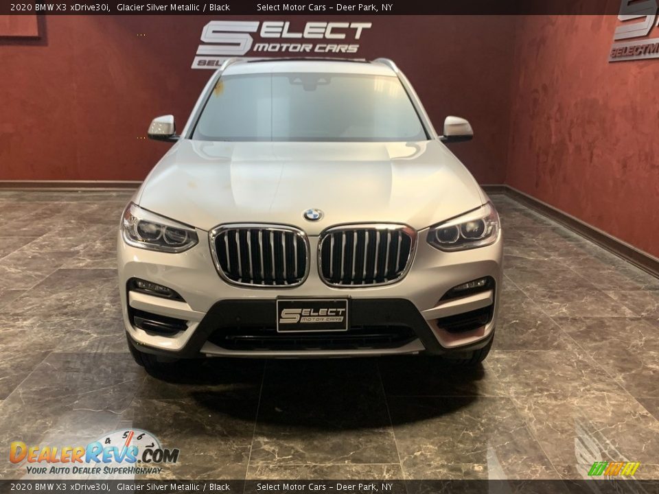 2020 BMW X3 xDrive30i Glacier Silver Metallic / Black Photo #2