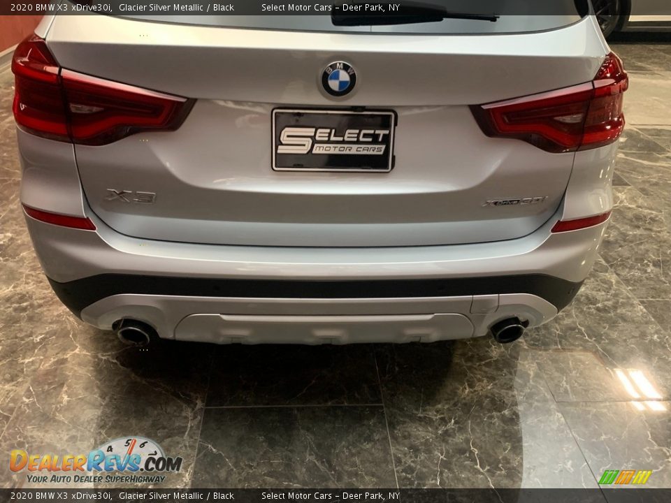 2020 BMW X3 xDrive30i Glacier Silver Metallic / Black Photo #3