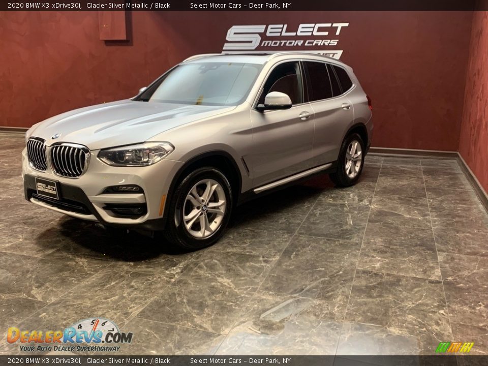 2020 BMW X3 xDrive30i Glacier Silver Metallic / Black Photo #4