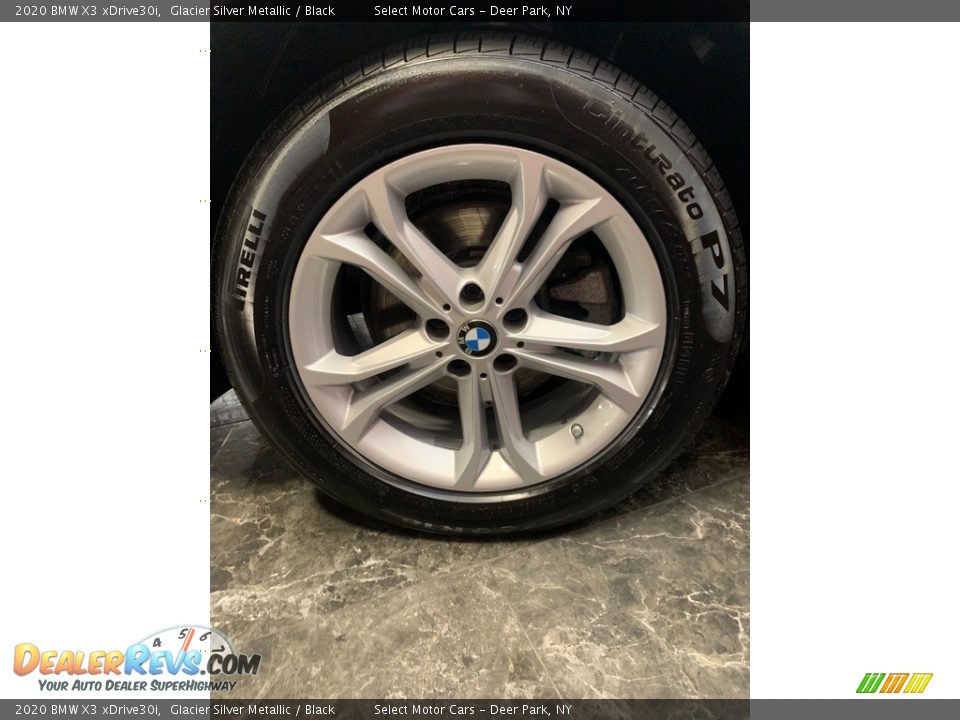 2020 BMW X3 xDrive30i Glacier Silver Metallic / Black Photo #6