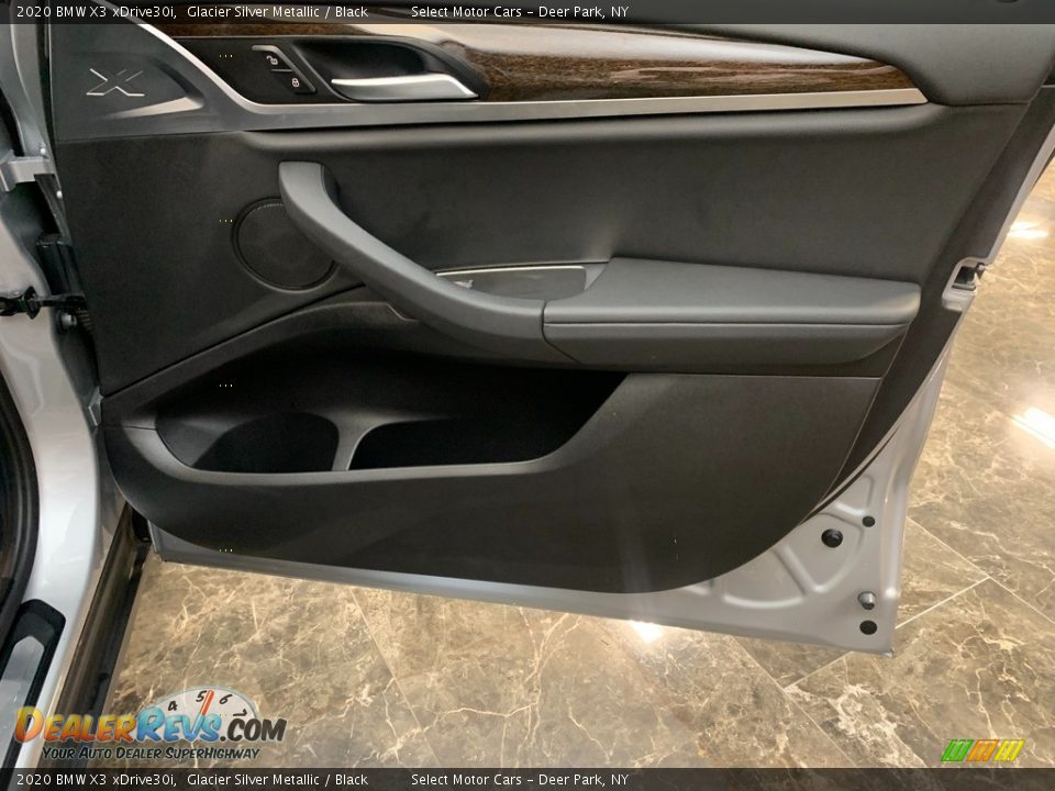2020 BMW X3 xDrive30i Glacier Silver Metallic / Black Photo #15