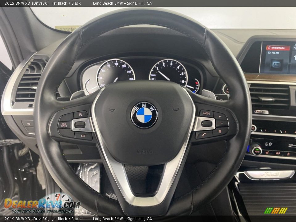 2019 BMW X3 sDrive30i Jet Black / Black Photo #17