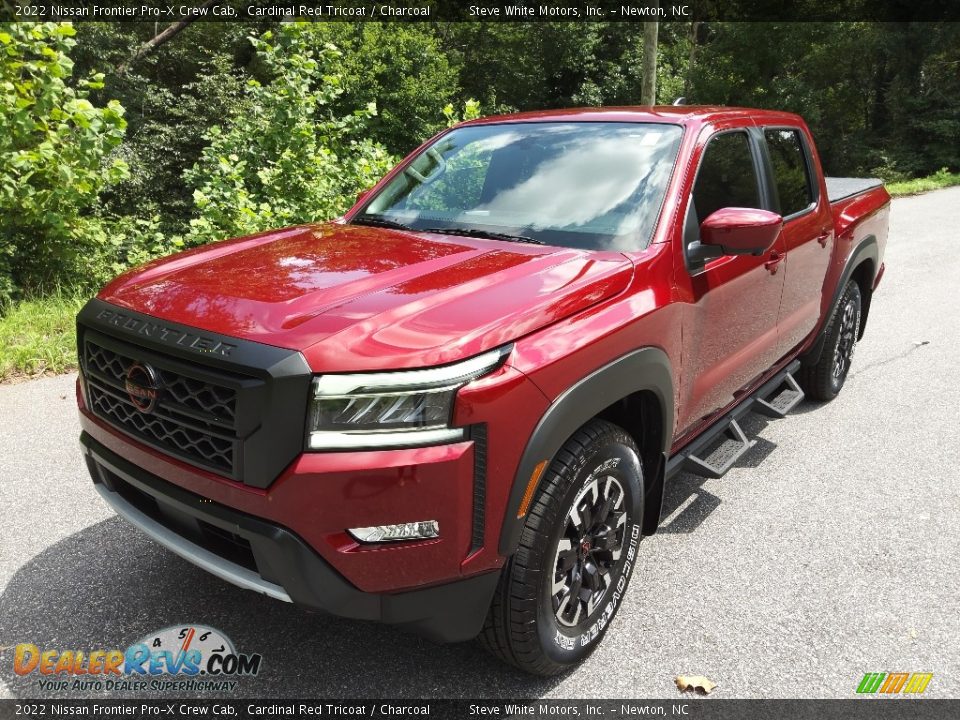 Cardinal Red Tricoat 2022 Nissan Frontier Pro-X Crew Cab Photo #3