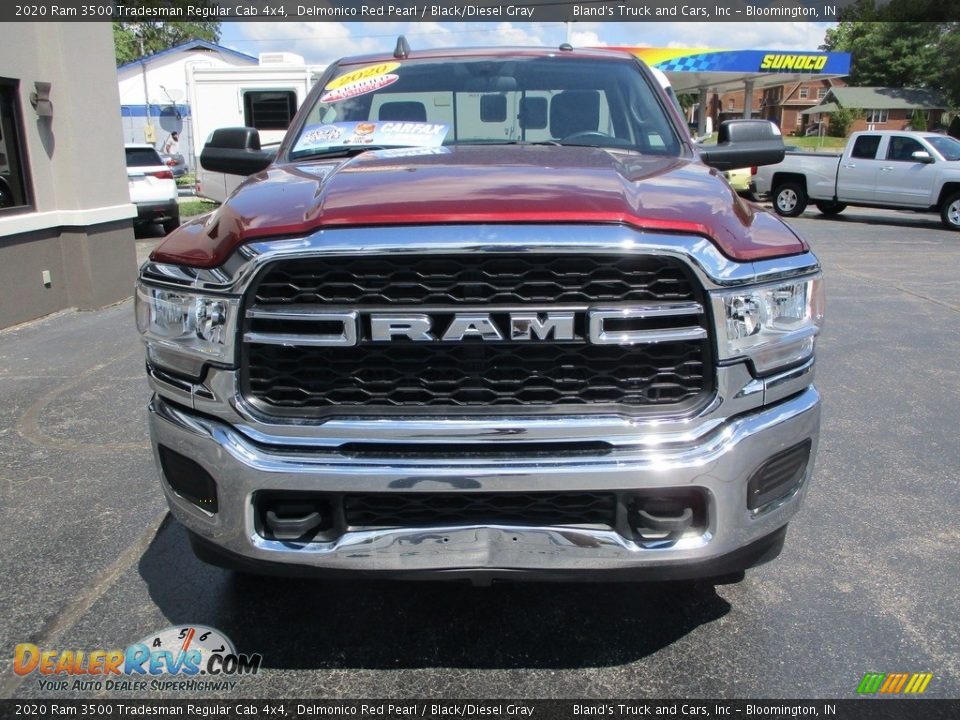 2020 Ram 3500 Tradesman Regular Cab 4x4 Delmonico Red Pearl / Black/Diesel Gray Photo #24