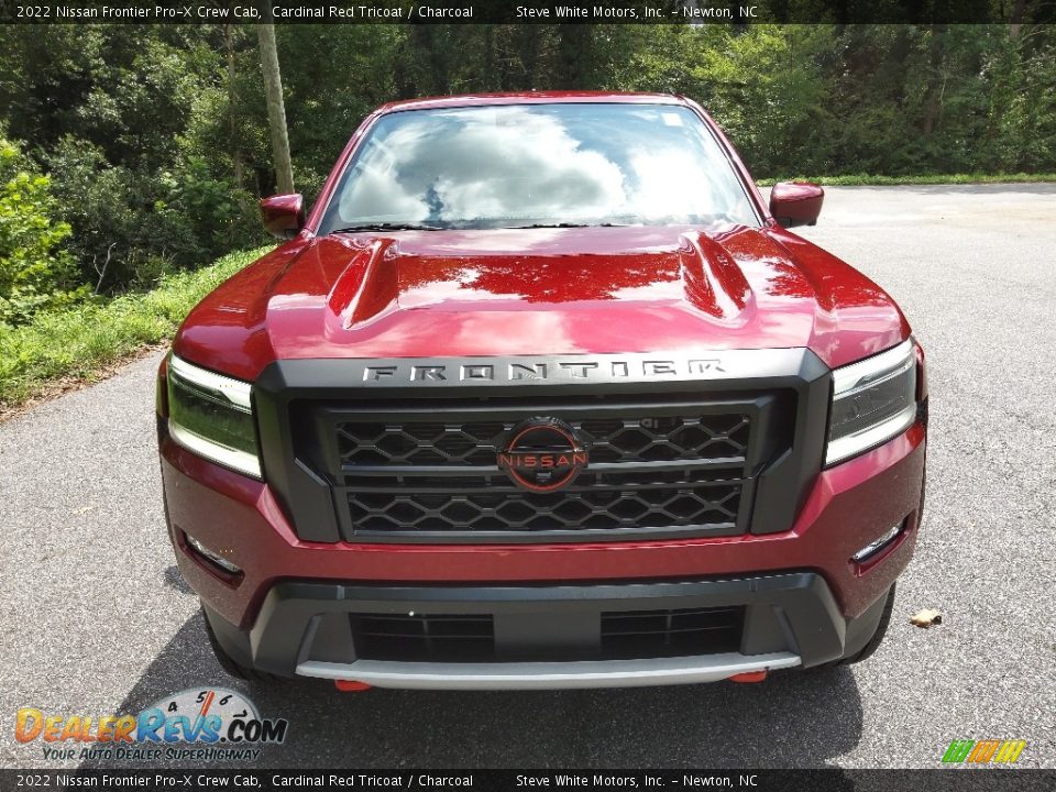 Cardinal Red Tricoat 2022 Nissan Frontier Pro-X Crew Cab Photo #4