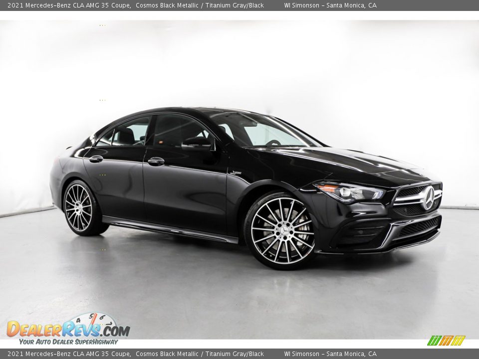 Cosmos Black Metallic 2021 Mercedes-Benz CLA AMG 35 Coupe Photo #2