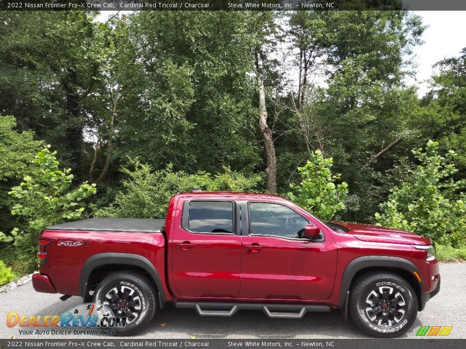 Cardinal Red Tricoat 2022 Nissan Frontier Pro-X Crew Cab Photo #6