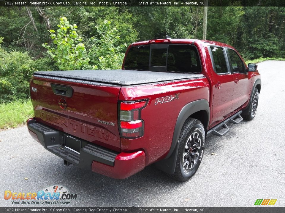 Cardinal Red Tricoat 2022 Nissan Frontier Pro-X Crew Cab Photo #7