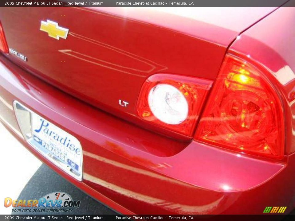 2009 Chevrolet Malibu LT Sedan Red Jewel / Titanium Photo #8