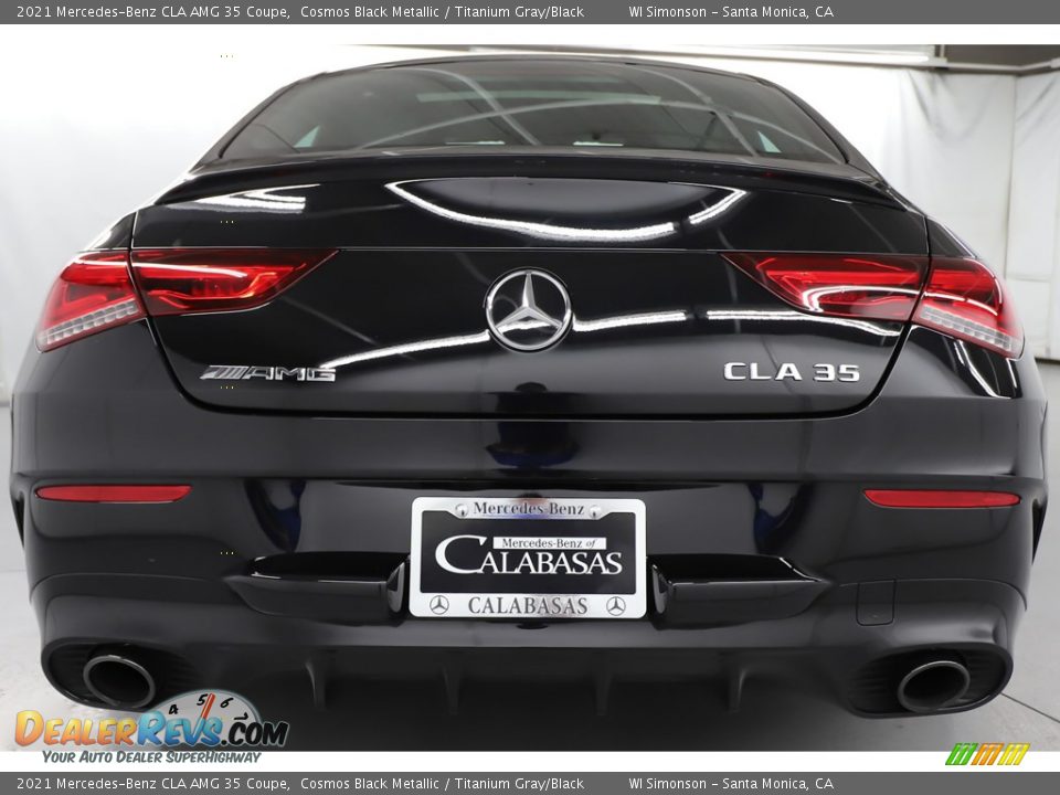 2021 Mercedes-Benz CLA AMG 35 Coupe Cosmos Black Metallic / Titanium Gray/Black Photo #7