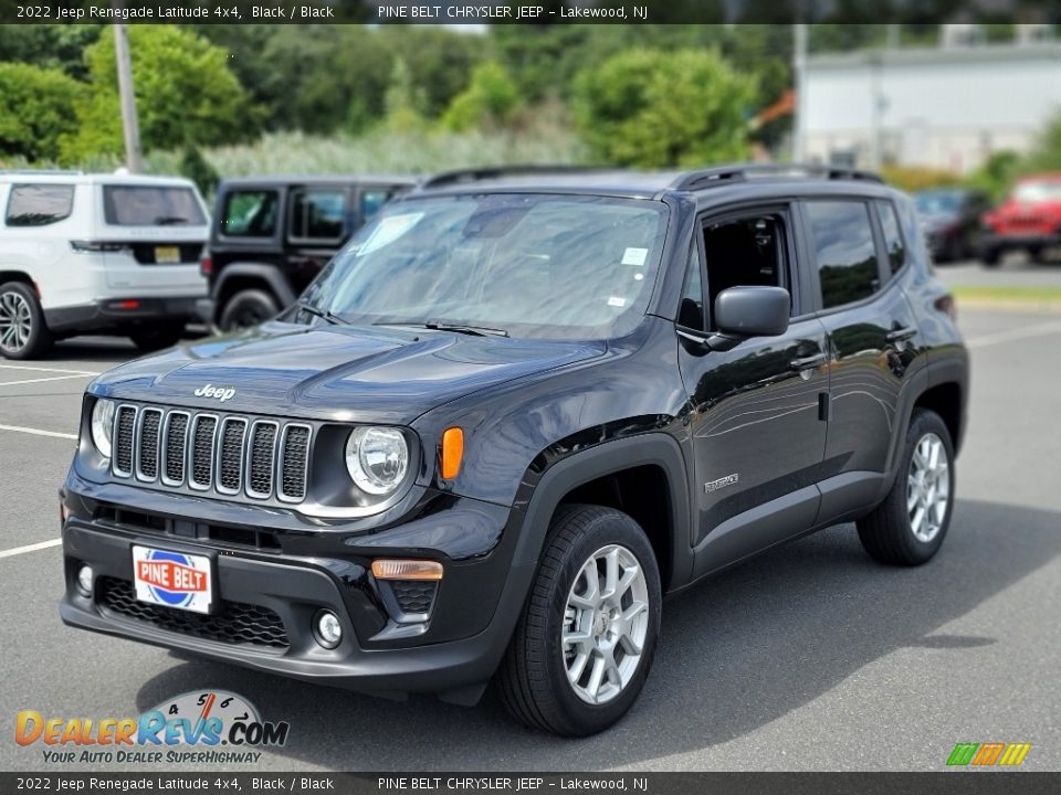 2022 Jeep Renegade Latitude 4x4 Black / Black Photo #1