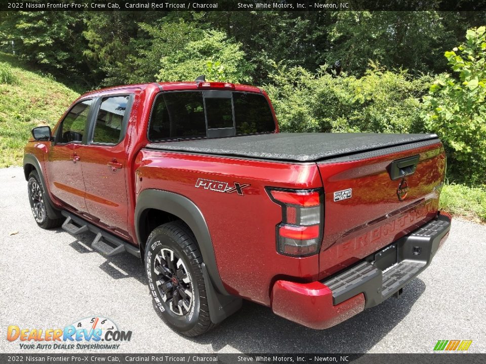 2022 Nissan Frontier Pro-X Crew Cab Cardinal Red Tricoat / Charcoal Photo #11