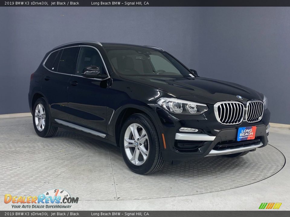 2019 BMW X3 sDrive30i Jet Black / Black Photo #36