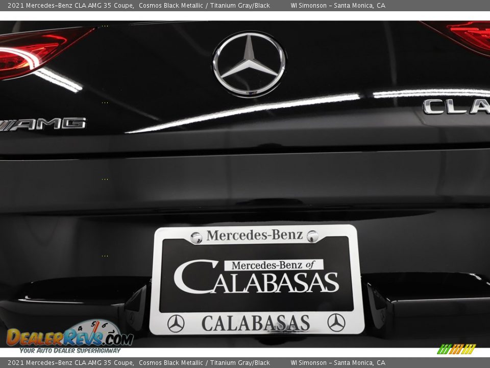 2021 Mercedes-Benz CLA AMG 35 Coupe Cosmos Black Metallic / Titanium Gray/Black Photo #10