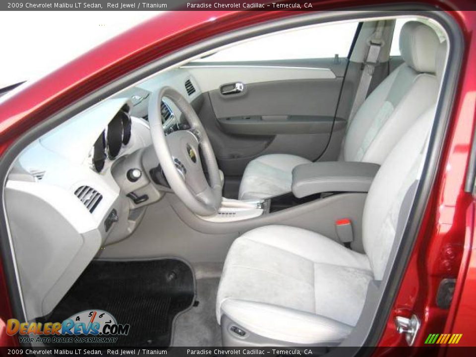 2009 Chevrolet Malibu LT Sedan Red Jewel / Titanium Photo #9
