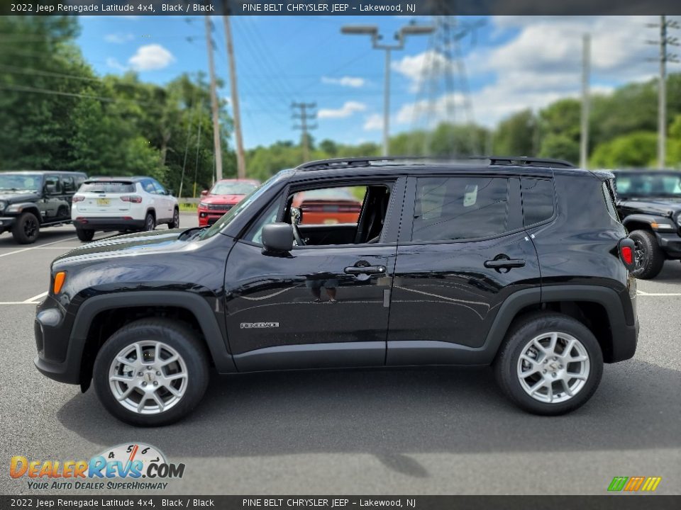 2022 Jeep Renegade Latitude 4x4 Black / Black Photo #3