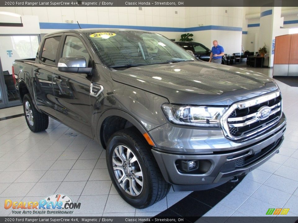 2020 Ford Ranger Lariat SuperCrew 4x4 Magnetic / Ebony Photo #3