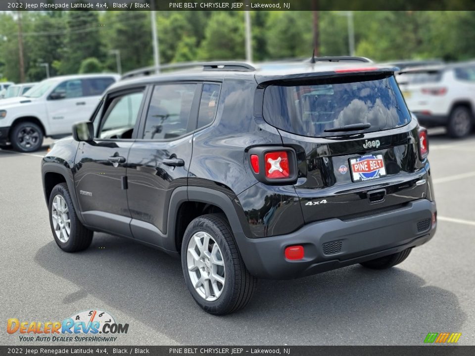 2022 Jeep Renegade Latitude 4x4 Black / Black Photo #4