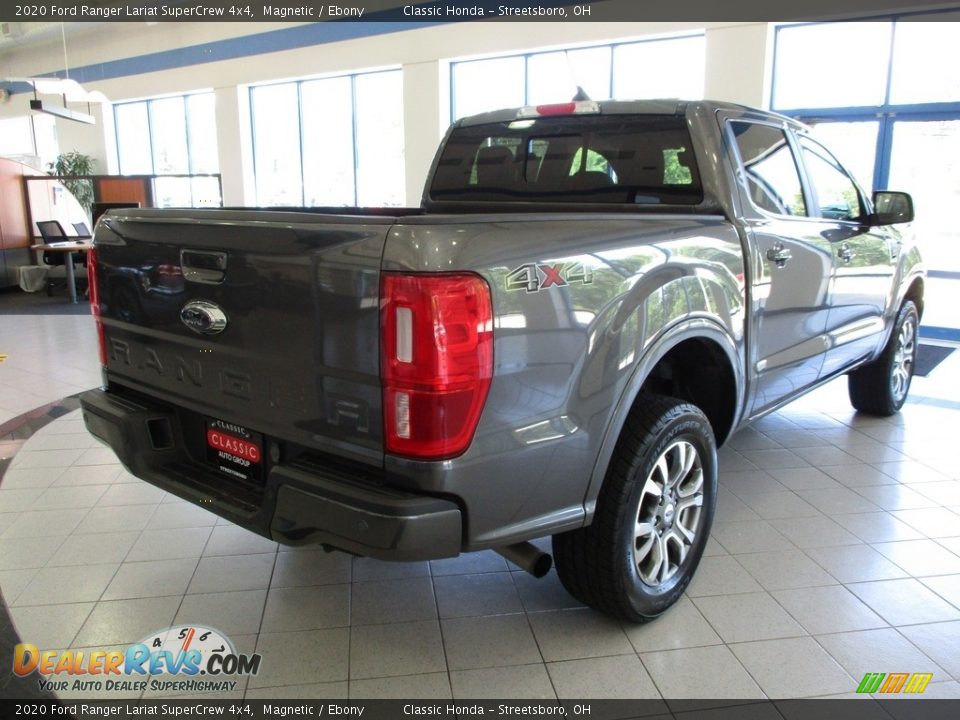 2020 Ford Ranger Lariat SuperCrew 4x4 Magnetic / Ebony Photo #8
